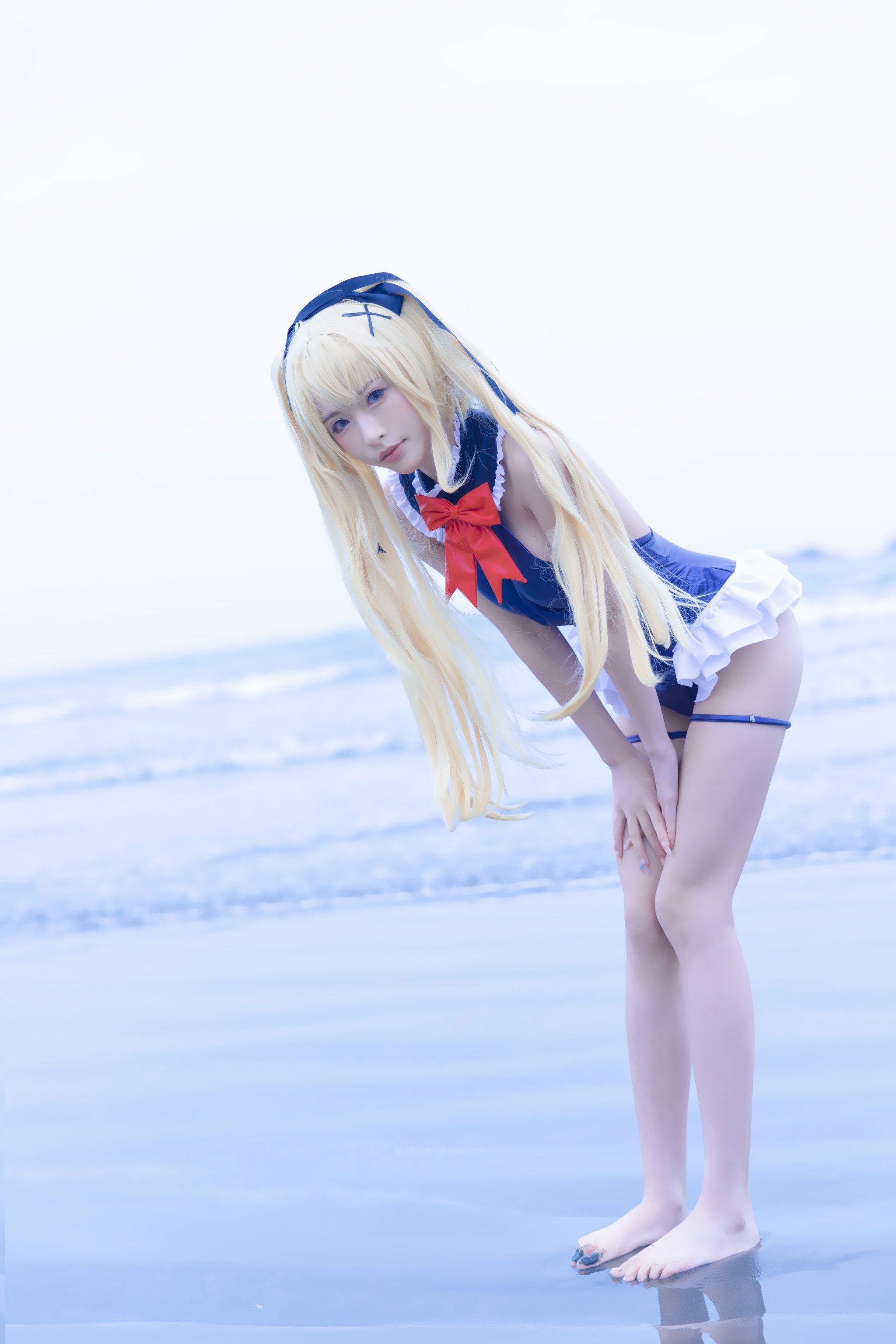 图片[1]-清水由乃 – NO.024 玛丽萝丝 蓝色泳衣 [32P]-XikXak